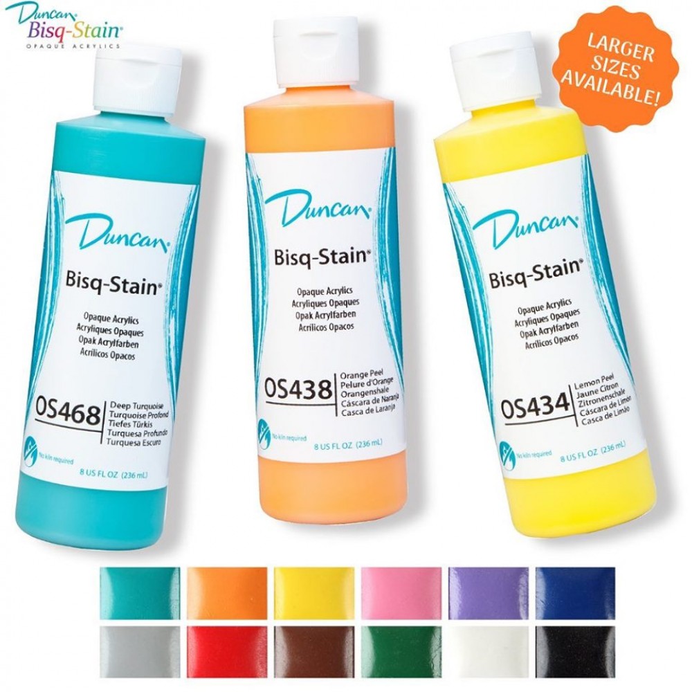 BRIGHT RED - 8 oz Duncan Opaque Stain